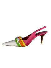 Load image into Gallery viewer, pointed-toe slingback pumps in size 41
