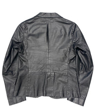 Load image into Gallery viewer, black leather jacket size S
