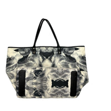 Load image into Gallery viewer, blue/grey print tote bag
