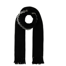 Load image into Gallery viewer, Logo Patch Fringed Scarf
