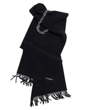 Load image into Gallery viewer, Logo Patch Fringed Scarf
