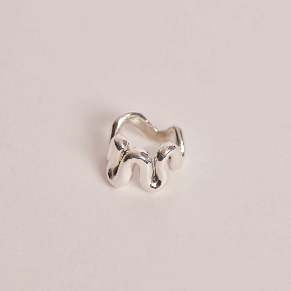 Wellen Silver Ring